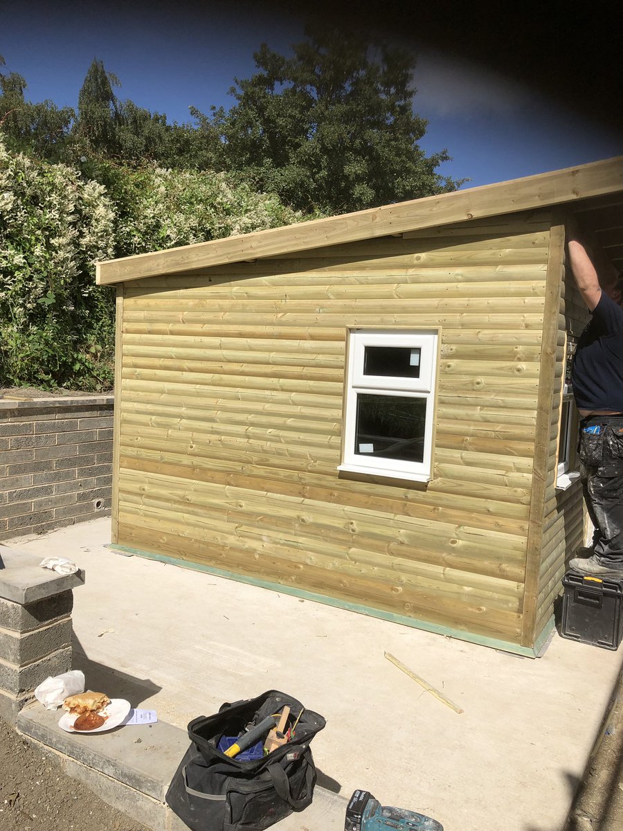 Manufactured in our workshop delivered to site and built back up at a local school@