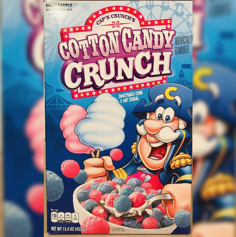 tsickles321's tweet photo. Bought a box of Cotton Candy Captain Crunch. Because I'm 5.
Opened box. The whole house smelled like cotton candy.
Emptied box into a Ziploc bag. Kitchen smelled like cotton candy.
Put that Ziploc into a second Ziploc. Kitchen still smells like cotton candy. 😐 #PotentStuff https://t.co/uW85zWJ9GH