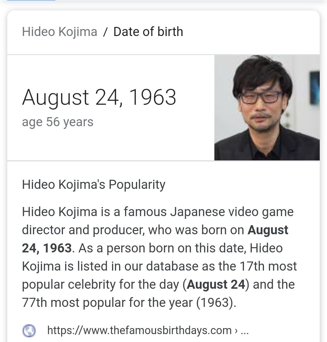 I always knew we were connected. Happy to share the same birthday with 
