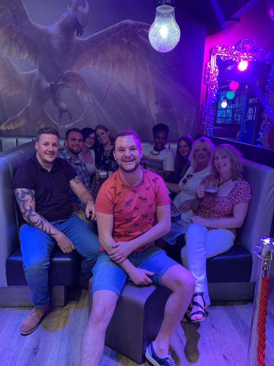Out with my amazing #Team #manchesterpride2019 love them all so much 💙 #CareNavigation 🐝