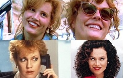 DamesBook's tweet photo. Sunday evening plans? Head to the @aerotheatre to see FOUR Dynamic Dames for the price of two! Thelma, Louise, Tess, and Katherine will be there. Plus a shirtless Brad Pitt and an equally shirtless (in one scene) Harrison Ford. The fun starts at 6:30. @SidGrauman #dynamicdames https://t.co/ANVZyY6UbW
