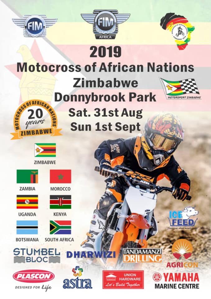 Destination_Zim's tweet photo. Donβt miss out.
#African Motocross at its best!!
Africaβs top #Motocross riders in all classes coming together to proudly represent their FIM Africa affiliated countries, in the hope to be crowned 2019 #MXoAN Champion.#Zimbabwe #Kenya #Morocco #Uganda #Botswana #SouthAfrica https://t.co/jXVVmgg1hB