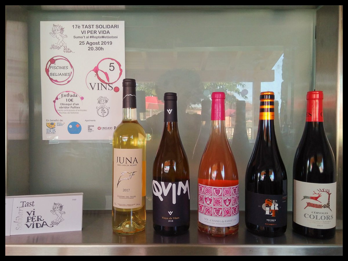 MONTSECR10's tweet photo. Aquest són els vins que es tastaran! #RepteMetàstasi #vipervida https://t.co/6XJWzmdovm