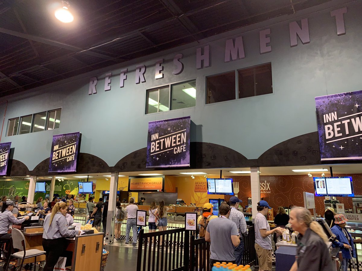 MPatD23Expo's tweet photo. Hungry? The Inn Between queues are minimal at 12:30pm. #d23expo https://t.co/WwBHceUvpk
