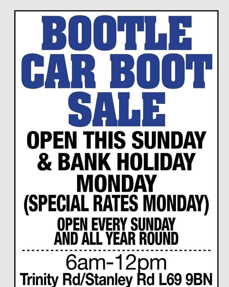 BootleCarBoot's tweet image. Open Tomorrow &amp;amp; Monday @carbootjunction @EchoWhatsOn @bbcmerseyside