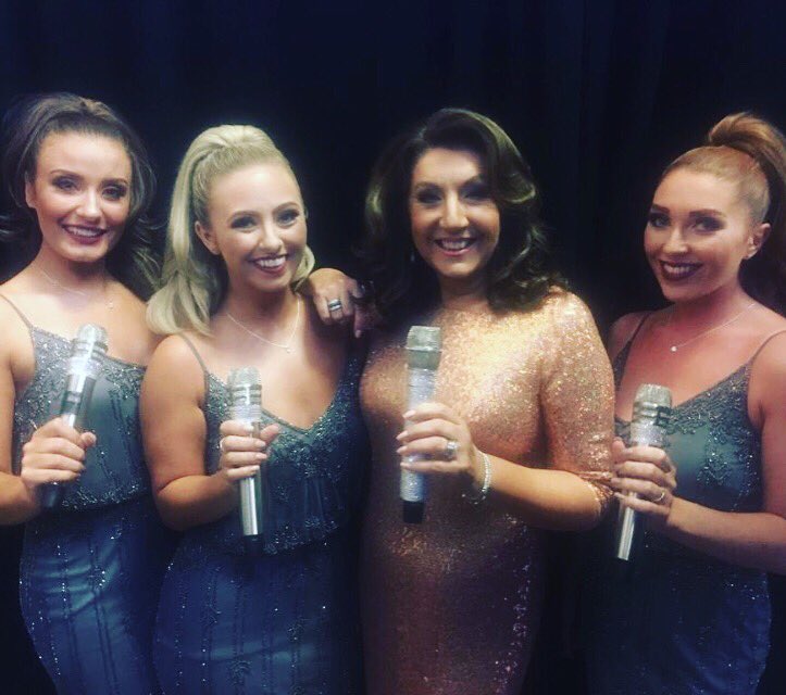 TheJaneMcDonald's tweet image. We’ve loved singing with our new microphones. They sound so fabulous! Can’t wait to use them again in Sheffield next Saturday!! @shure #axientdigital