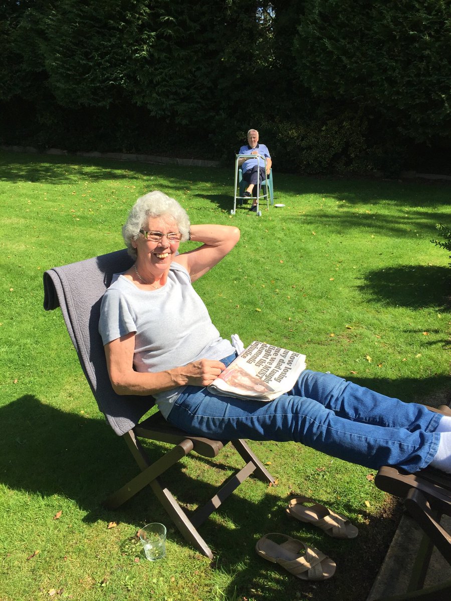 windsor_care's tweet photo. A lovely afternoon in the sunshine, with a glass 🥃 of wine and a few nibbles. So relaxing 😎#Activities# https://t.co/EkjglhzLSN