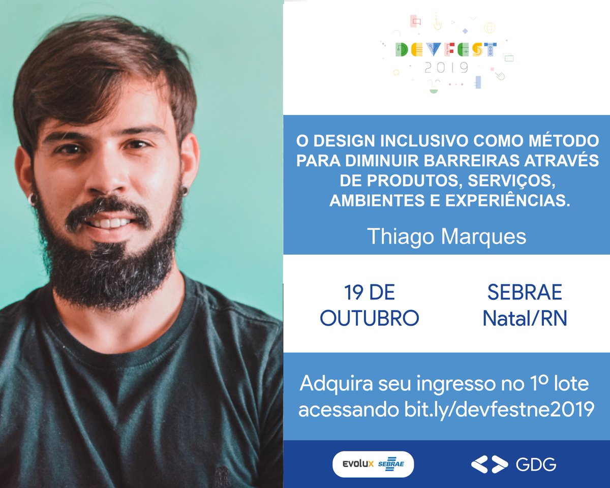 DevfestNE's tweet photo. Thiago Marques é um dos palestrantes confirmados para o #DevFestNE 2019 ✅
Ele estudou Ciência da Computação na UF de Lavras e na Arizona State University. É Product Designer na Hotmart e já teve experiências trabalhando front-end.
Garanta seu ingresso https://t.co/ntC214TPk5 https://t.co/LpKjelw2FC