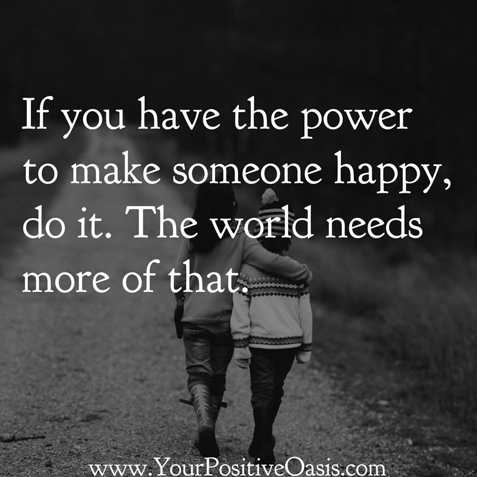 You have that power, so use it!