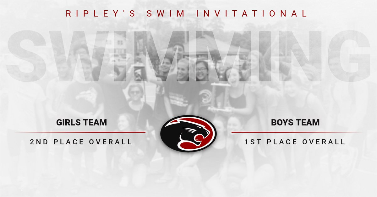 cfhspanthers's tweet photo. @RipleysAquaMB Ripley's Swim Invitational results: CFHS Girls finish 2nd overall, CFHS Boys finish 1st overall! #cfpantherlife https://t.co/TQOLlttyYS