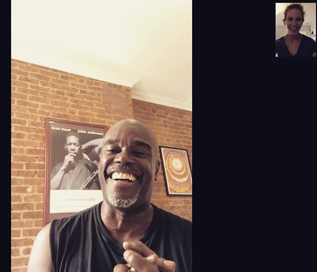 Any day I get to do a voice lesson with @marlonsaunders is a gift! I am so grateful for the artist and vocal journey that he’s guided me on over the many years we’ve worked together in New York and now over FaceTime. Thank you Marlon!!! (It goes without saying that if you’re…
