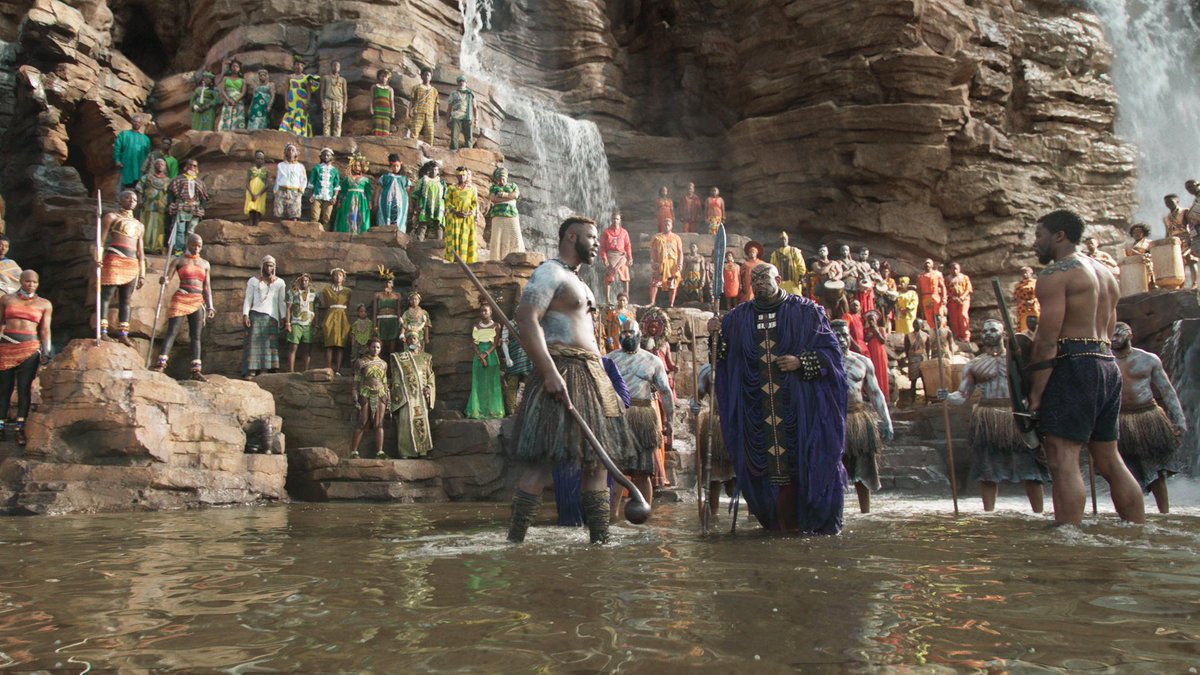 TIFF_NET's tweet photo. @iamRuthECarter @chinchilla1970 For BLACK PANTHER (2018), @iamRuthECarter spent six months researching African cultures to merge real-life traditional design elements with modern to help create the fictional land of Wakanda. #ShareHerJourney https://t.co/0CfaV9UjQ4