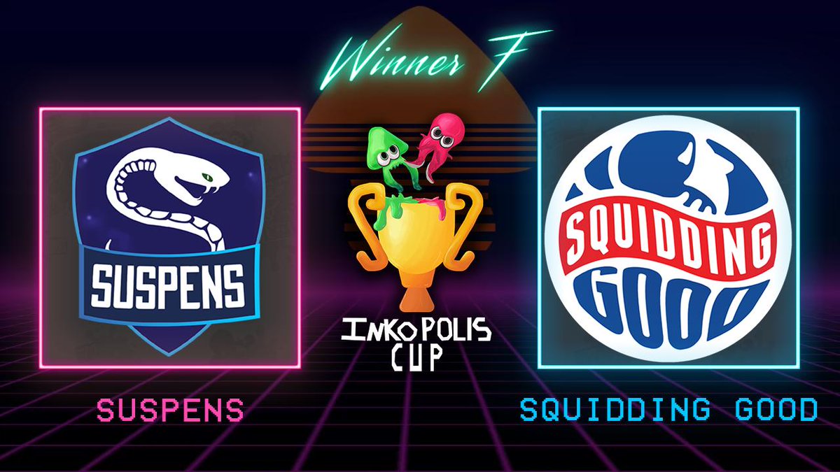 InkopolisCup's tweet photo. 🏆 #InkopolisCupInvitational

🇫🇷 On se retrouve pour la finale Winner Bracket !

🇪🇺 It's time for Winner Final !

CASTED : @SquiddingGood VS @SuspensTeam 
 
Twitch 👉 https://t.co/CMTX7OBt1G
Youtube 👉 https://t.co/ZBymkpKLfK

#Splatoon2 https://t.co/alcQnNb6nF