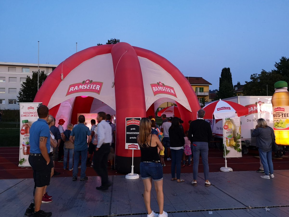 DaVossyFrau's tweet photo. Die Partner sind auch vertreten. @srg_d @sbbnews @diemobiliar #Ramseier #esaf2019 https://t.co/iEvcTkohJ8