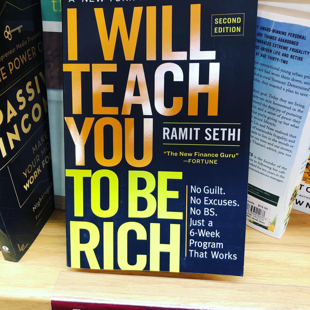 DrBradKlontz's tweet photo. The feeling you get when you notice your work is referenced in several personal finance books on the self in the #BoulderBookStore? Well, I’m a guy so I lack an emotional vocabulary but it feels kind of like warmth in my belly and lightness in my chest. https://t.co/4gFk7FpHcX