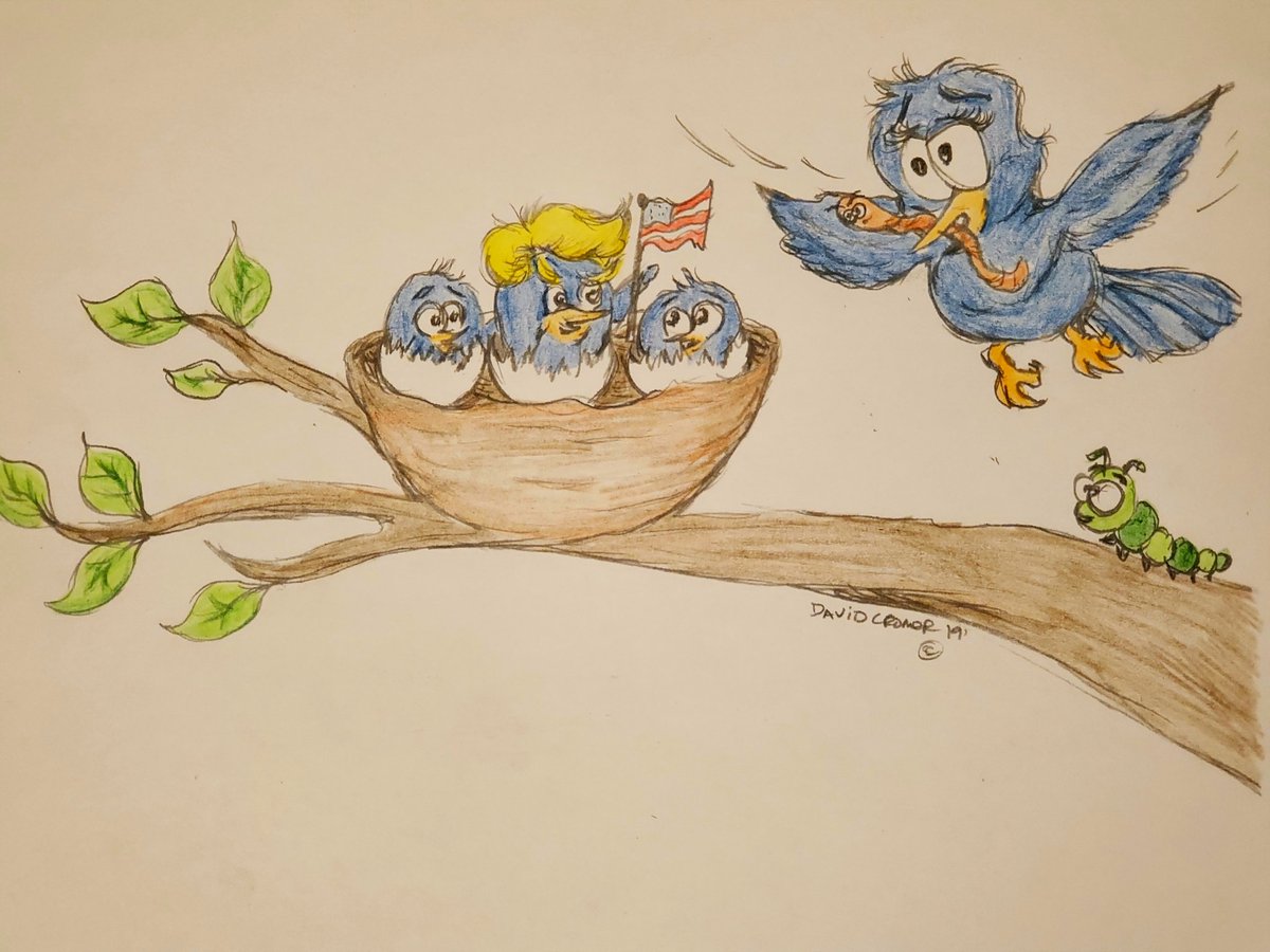 cromerd7's tweet image. #Trumpbird (Hatched)