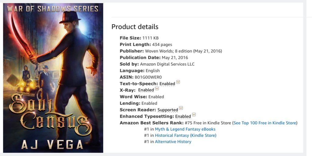 Engaged_Editor's tweet image. Whose clients rock? That’s right, mine do! Congrats, @ajvegawriter! amzn.to/2Zq17zI