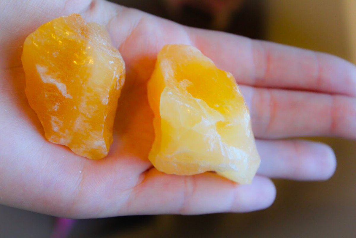 drtiahernandez's tweet photo. 🧡💛orange/yellow💛🧡

just some orange + honey calcite! you can find them on my website :-) https://t.co/oD6J8t3zE0