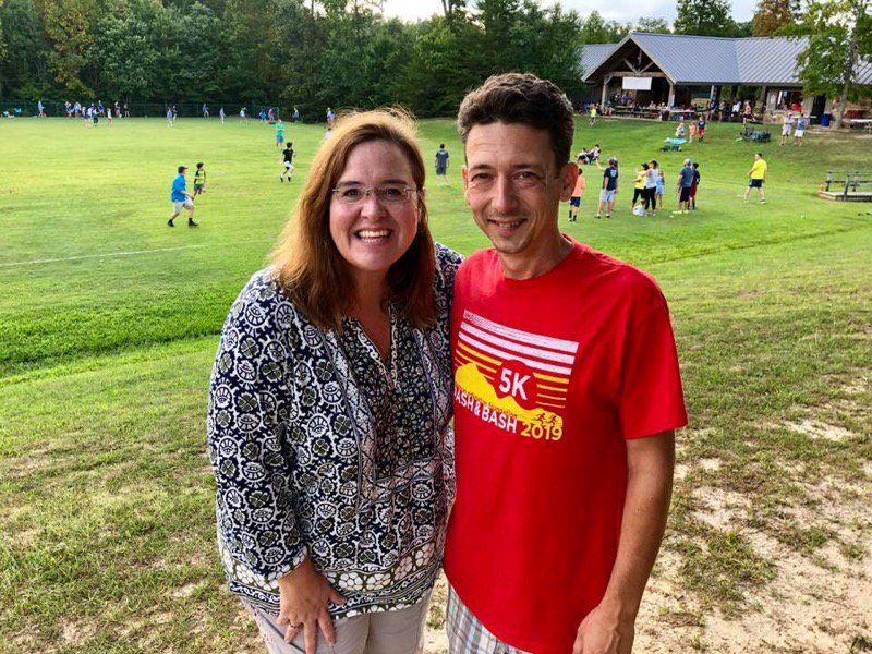 ThrasherPanther's tweet photo. Cowpies and kickball! Signal Mountain knows how to have a good time while supporting education! @dr_aldridge @NolanKnights @NolanPTA @shaneharwood75 @SMMHSEagles https://t.co/lBegINJ4W6