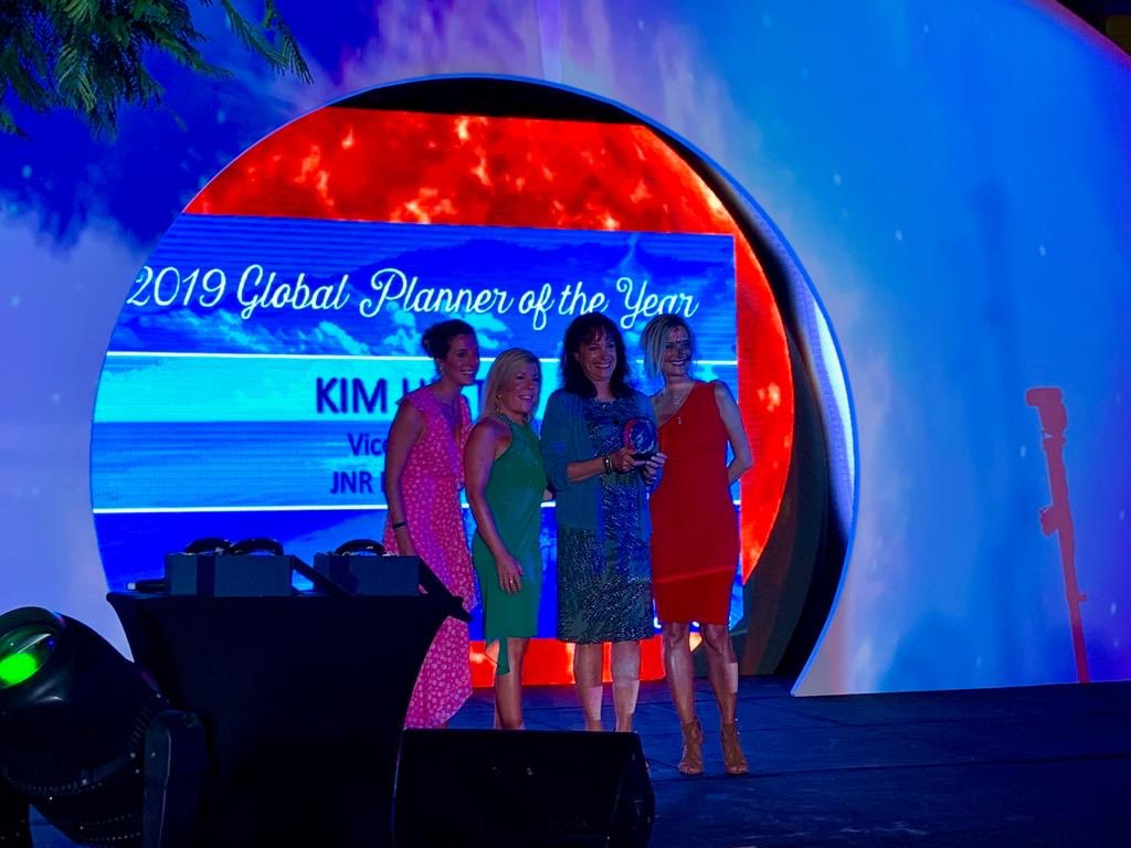 GlobalDMCs's tweet photo. Congratulations to our US and international partners of the year, Florida Meeting Services and @Spaintacular! And a special congratulations to our Global Planner of the Year, Kim Hester of @JNR_Inc. #GDPConnection https://t.co/k7y8FUNMAw