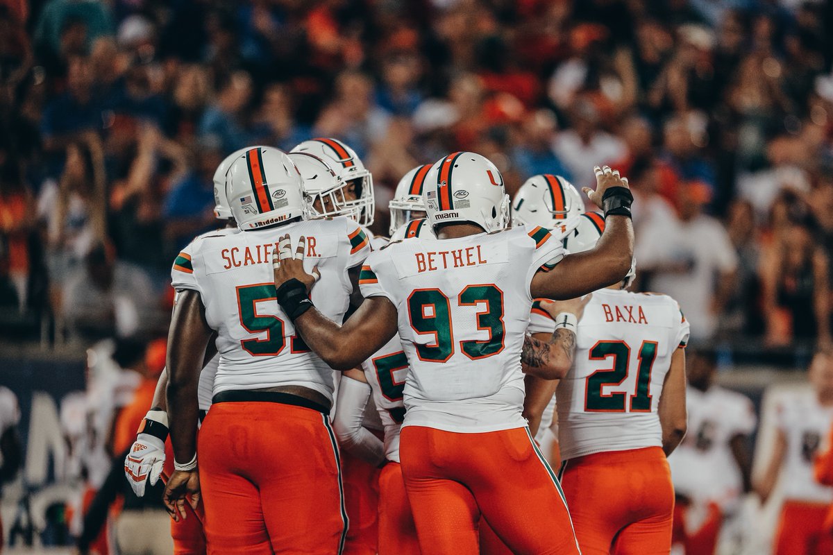 CanesFootball's tweet photo. When adversity hits, press on. https://t.co/3yLbIFxPGs