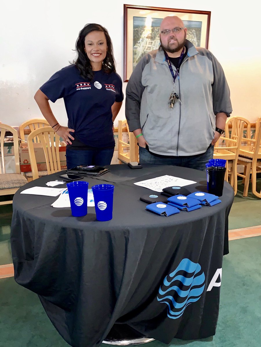 Hampton Andrews (@hampthechamp9) on Twitter photo South Ridge going local today ‼️‼️
#WinLocal #LifeAtATT #Veterans
Stephanie and Chad showing off AT&T benefits to our military VETs at Charleston Veterans Resource Fair #Military🇺🇸#TheRidge #DawgPound <a href="/CShaneSmith1/">Shane Smith</a> <a href="/DaleB1/">Dale S. Brown</a> <a href="/404girl/">Betsy Francis</a> South Ridge going local today ‼️‼️
#WinLocal #LifeAtATT #Veterans
Stephanie and Chad showing off AT&T benefits to our military VETs at Charleston Veterans Resource Fair #Military🇺🇸#TheRidge #DawgPound <a href="/CShaneSmith1/">Shane Smith</a> <a href="/DaleB1/">Dale S. Brown</a> <a href="/404girl/">Betsy Francis</a>