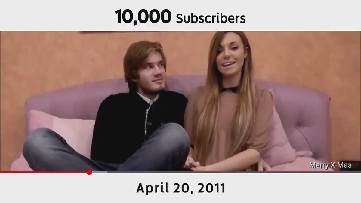 youtube on twitter married to marziapie revived our love of minecraft reached 100 million subscribers on youtube what a month to celebrate and congratulate pewdiepie https t co 7dup6mzgke