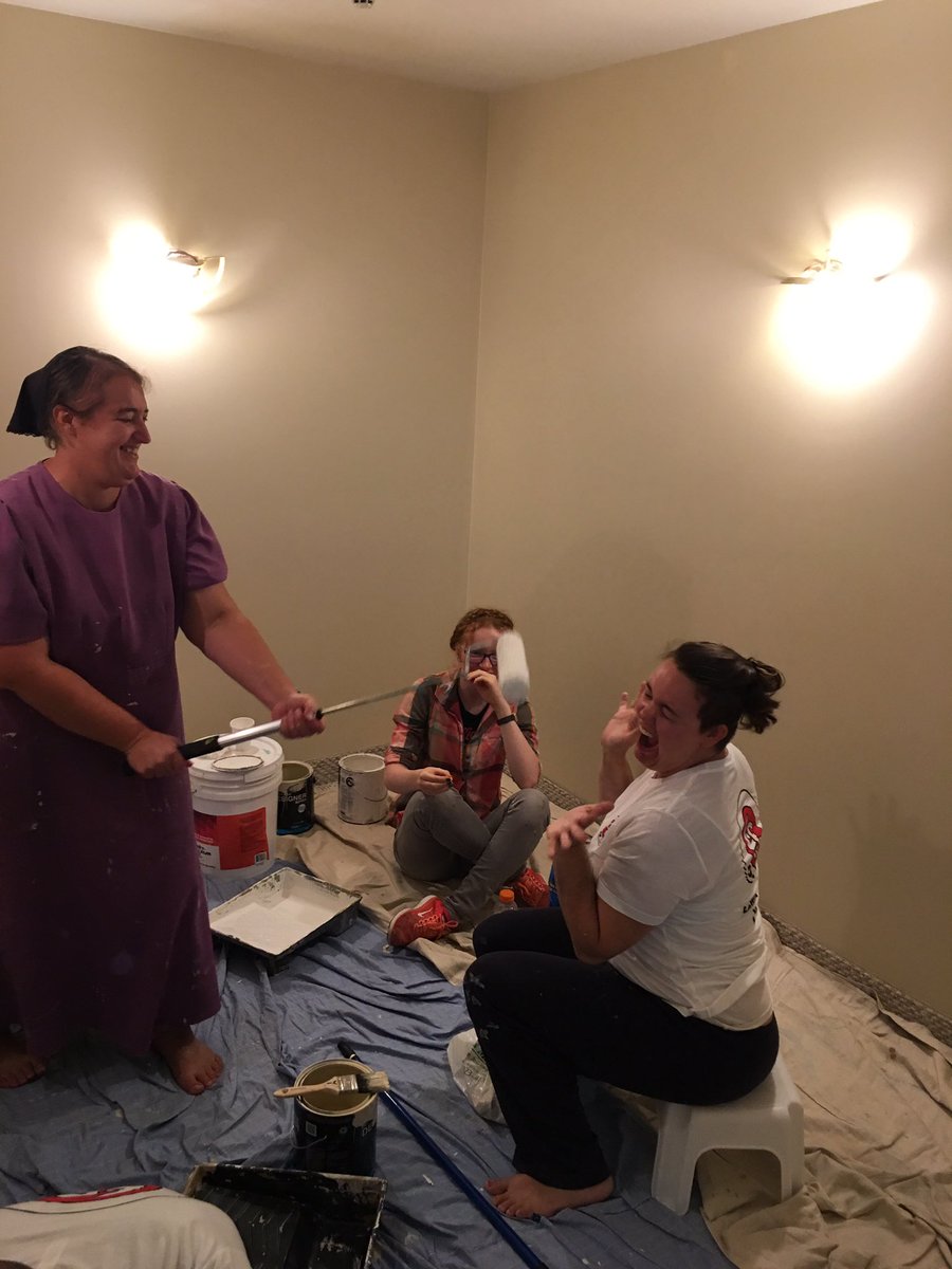 rickinstalls's tweet photo. Life on Life Day of Service painting the pastor’s office at Hanover Missionary Church!  #LOLDayofService https://t.co/vHivFPAEYg
