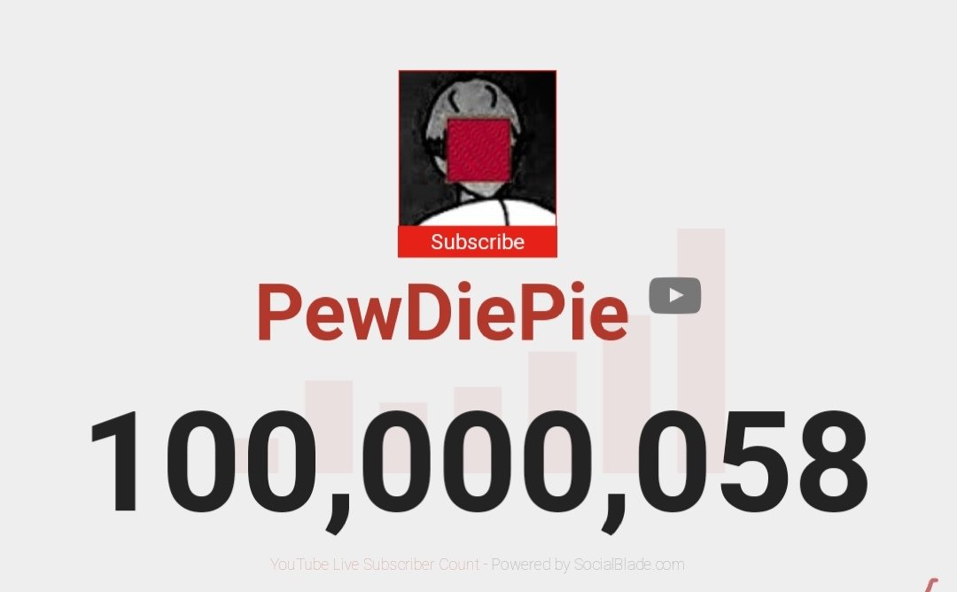 CaloriesG's tweet image. Congratulation PewDiePie on hitting 100 million and to yourwedding😍😍
#BroArmy
#Pewdiepie100million