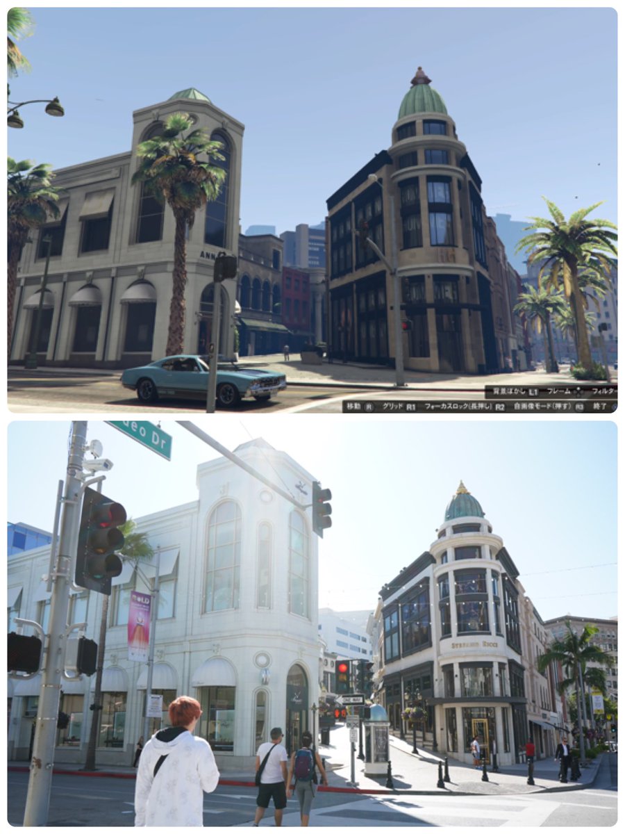 C0NCH4N's tweet photo. みんなが見たかったであろうやつを作ったから見て！！！！！

↑GTA5
↓REAL https://t.co/XkPqHX9WKw