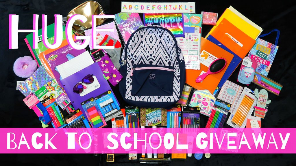 kortandkarlee's tweet photo. Guess what just went live on our channel!🎉🤩😱 Our 3rd back to school giveaway!!! ENTER HERE: https://t.co/BgGeZcHEmd https://t.co/lw8YNI1wA2