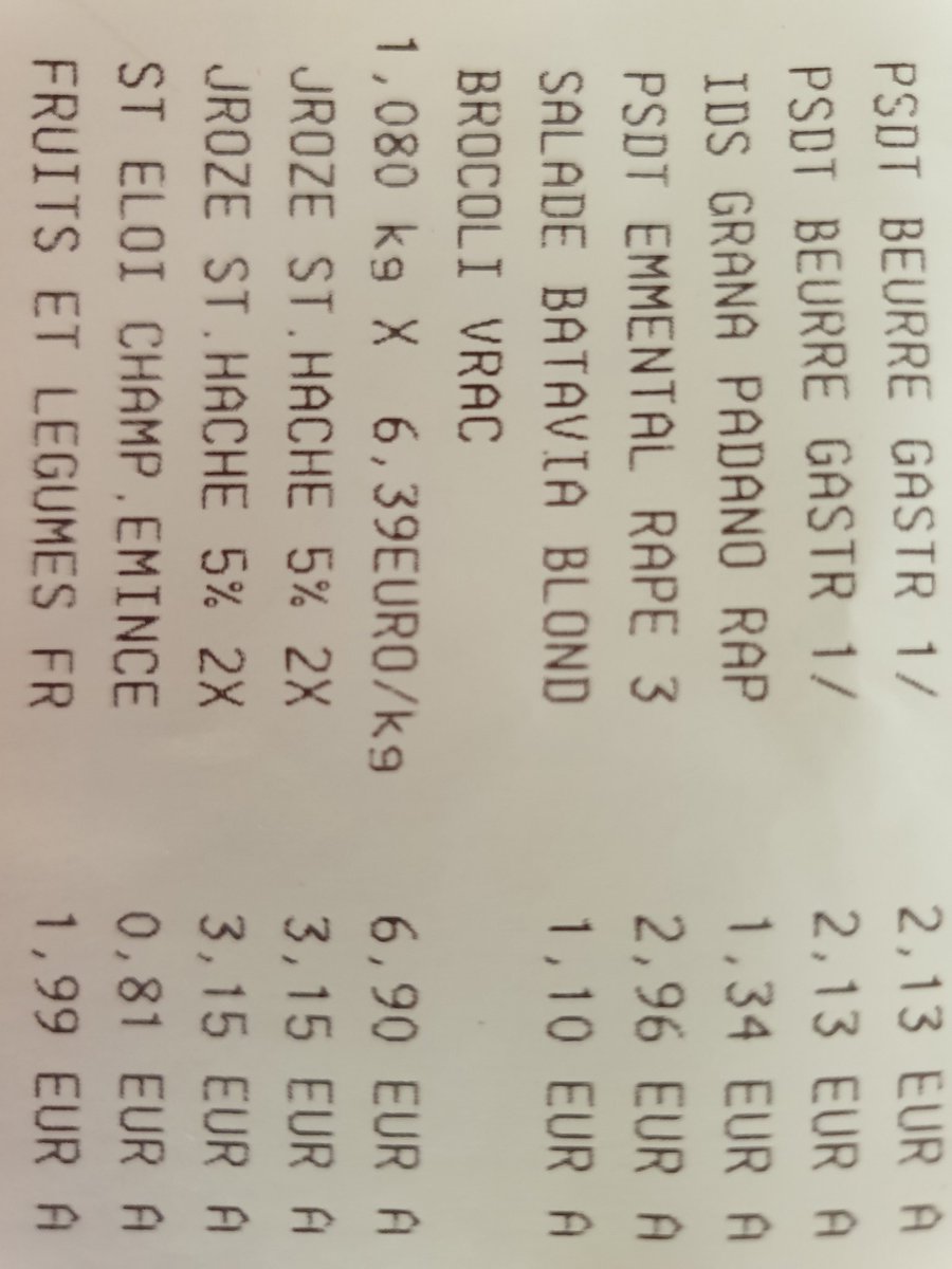 Magmagdu91's tweet photo. @intermarche Tous unis contre la vie chère 🤔 3€50 le brocoli,  ça m'apprendra à ne pas regarder tous les prix. Merci intermarché !!! https://t.co/cIosGGG58w