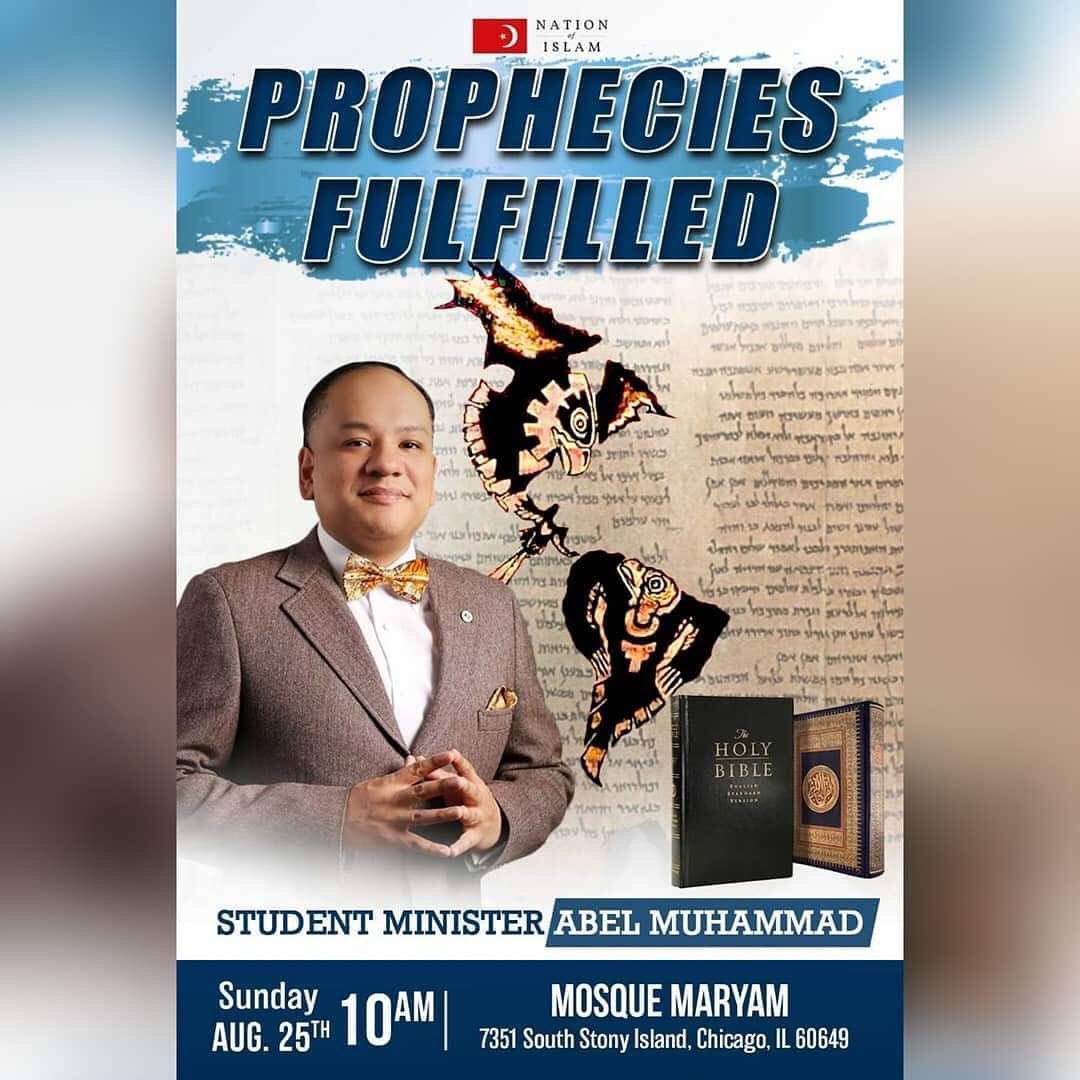 IdaMX's tweet photo. Tune in THIS SUNDAY on https://t.co/zhO9XMLaGH 11 am EST!!! #NOISundays
#Chicago
#abelmuhammad
#prophecy
#fulfillment
#NationofIslam
#Farrakhan https://t.co/901nfpAPsY