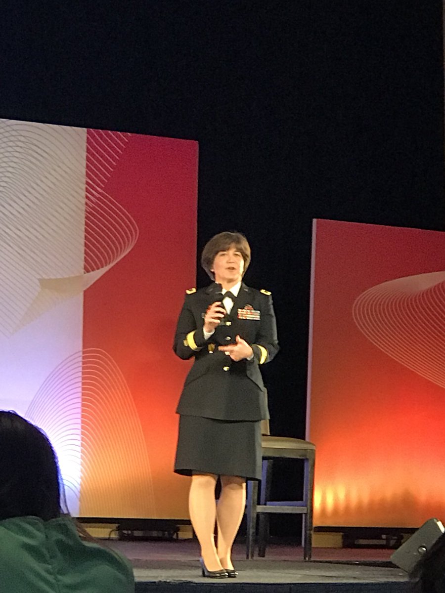 Major General Miyako Schanely explained that discipline, structure, strategy,  working with teams and leadership are key transferable skills from transitioning from military to civilian jobs. #ascendDC2019 <a href="/AscendLeader/">Ascend Leadership</a>