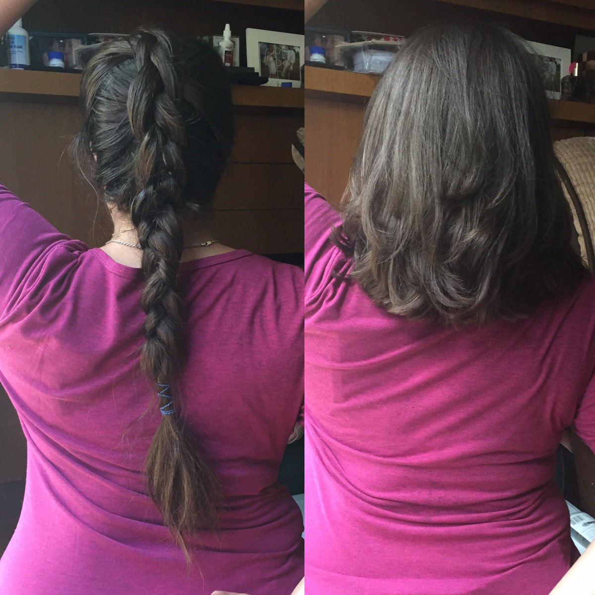 HoboManda's tweet photo. Something I did today. I release my hair to give to someone who would need it and love it more than I would, @wigsforkids . @netflix please do the same and #RELEASEtheOA to another network that will love it like we do. #savetheoa #theoaisreal #WatchTheOA https://t.co/0Mqbn6Rp3u
