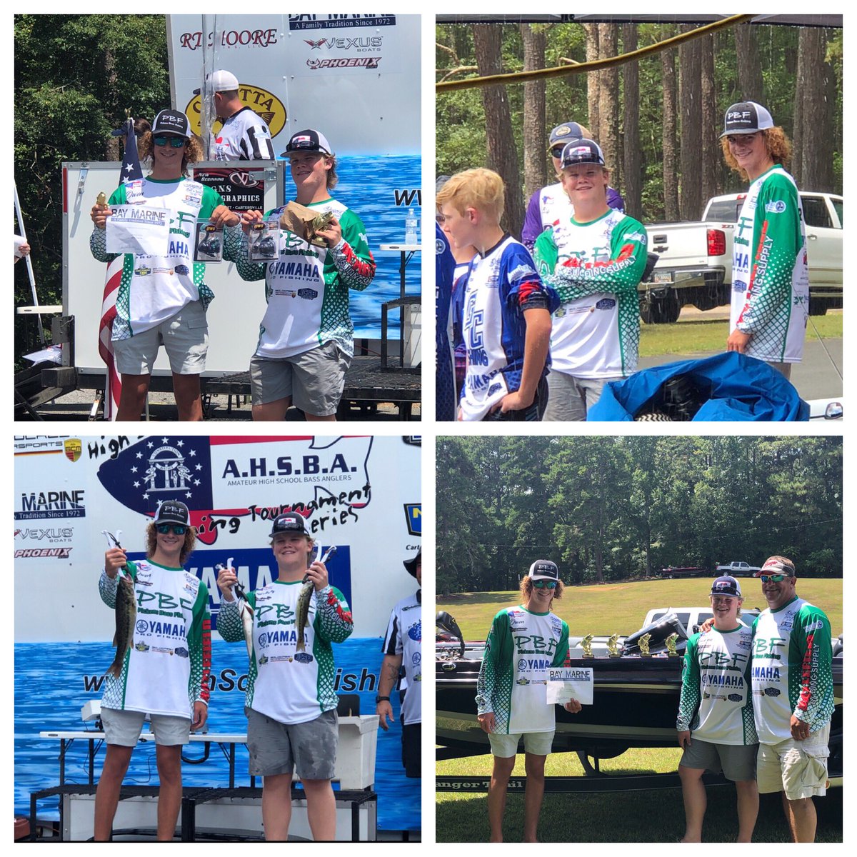 PickensHighGa's tweet photo. Congrats to Owen &amp; Jack Moss on their 2nd place finish in the Amateur High School Bass Anglers Series today! Great job guys! https://t.co/GqfST8HBHw