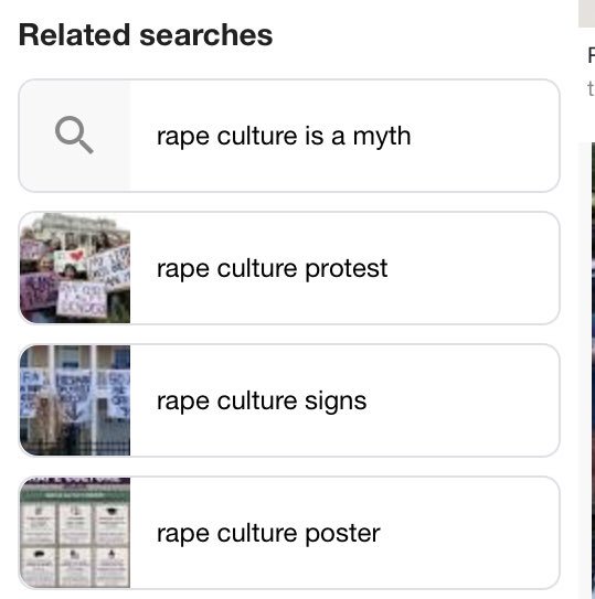 Related searches

- rape culture is a myth
- rape culture protest
- rape culture signs
- rape culture poster