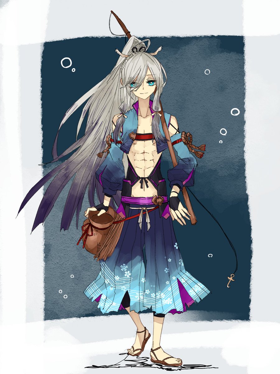 浦島太郎 グリムノーツ けんせいのイラスト 浦島太郎 グリムノーツ けんせいのイラスト