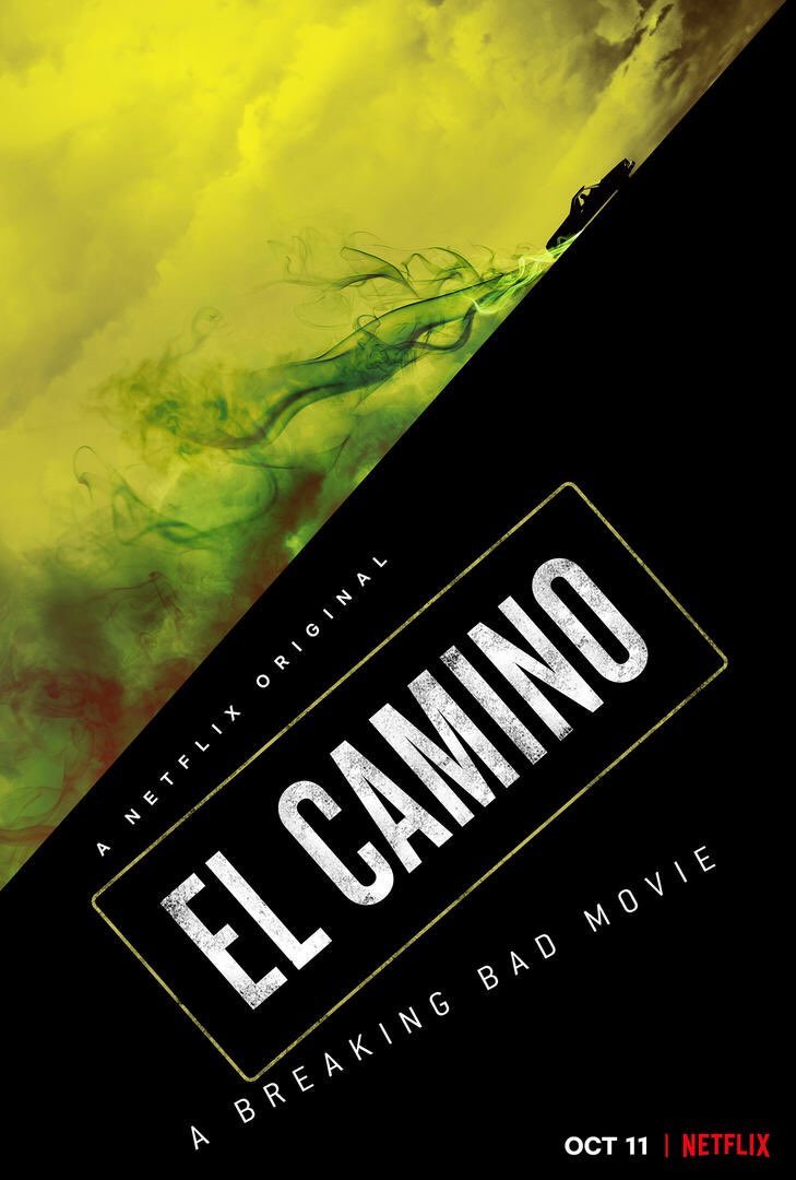 Poster for the Breaking Bad Jesse Pinkman movie for Netflix called ‘El Camino: A Breaking Bad Story’.