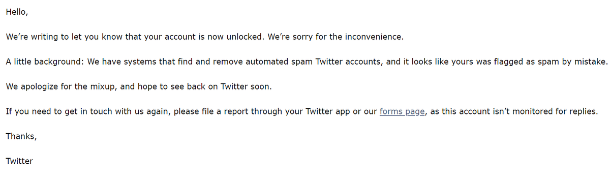 homricat's tweet photo. They unlocked my second account😯 The first one still hasn't reply me😂 https://t.co/x7TmbBj2Zf