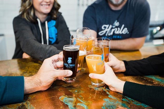 white_space_co's tweet photo. One year. It’s been one year since you’ve opened your doors to the community. A smashing success is an understatement. Cheers to you Steve and Dawn - and the rest of the Little Thistle team. 🍻🙌 Here’s to many more birthday parties! https://t.co/P9aRO7E3Yn https://t.co/6VIJlSVTjR