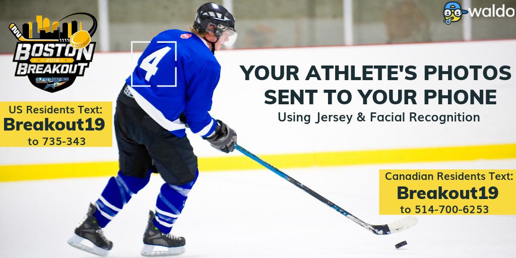 SuperSeries_HKY's tweet photo. This year we are excited to announce that @waldophotos will be joining us for the Boston Breakout! Waldo combines facial and jersey recognition technology with mobile photo delivery.
To sign up, text breakout19 to 735-343. For Canadian residents, text 514-700-6253
#breakout19 https://t.co/AplmPp64Xe