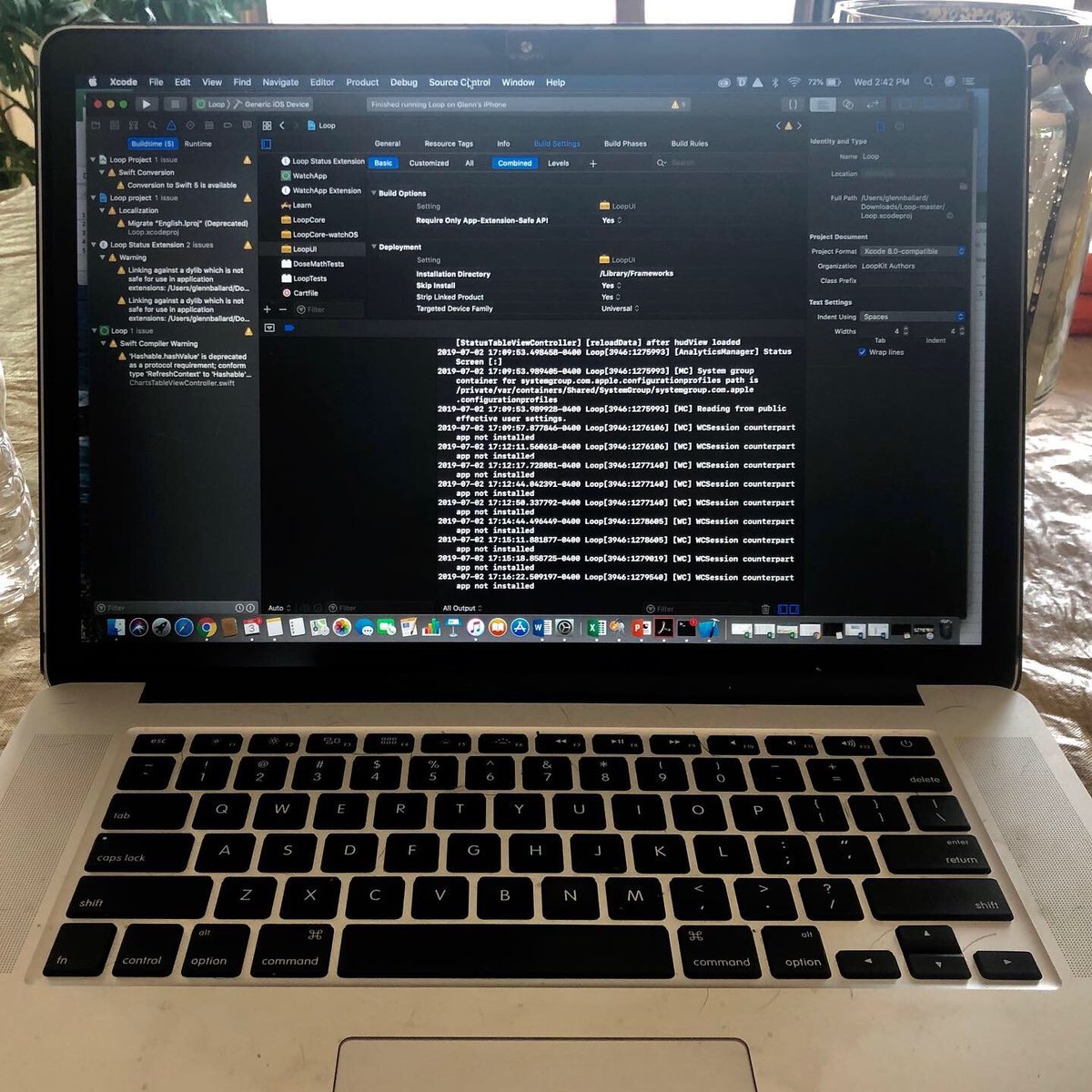 It has been 2 months since I built and developed my own open-sourced "Artificial Pancreas". I have finally been able to sleep through the night thanks to greater stability in my blood sugar. 32 years (this month) and counting.  #T1D #JDRF #Loop #Dexcom #OmniPod #Apple