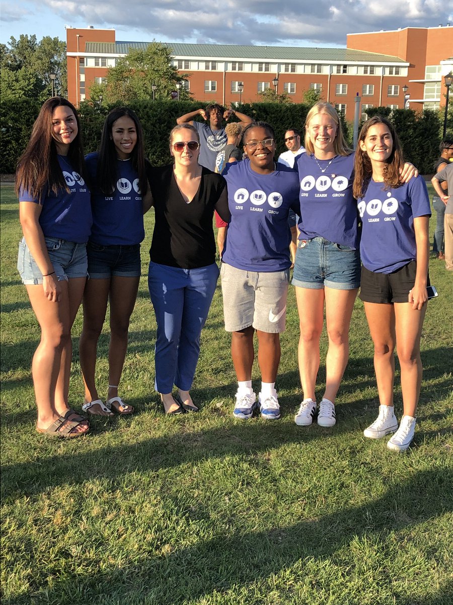 Finally got all 5 freshmen together!#KnightVision