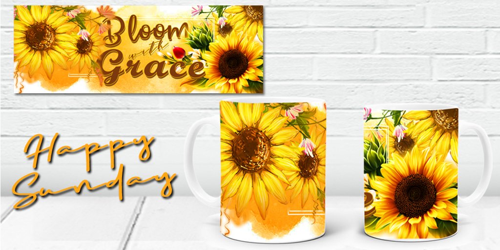VirtualBerna's tweet photo. Bloom in God's grace. 
#Sundaymorning with a sunflower mug for a hot #coffee to start your day.
.
.
.
.
.
.
.
.
.
.
.

#designsbybernamug
#designsbybernamugcollection
#designsbybernacoffeemug
#designsbybernaflowermug
#sundaymug https://t.co/3V4UY4mfGQ