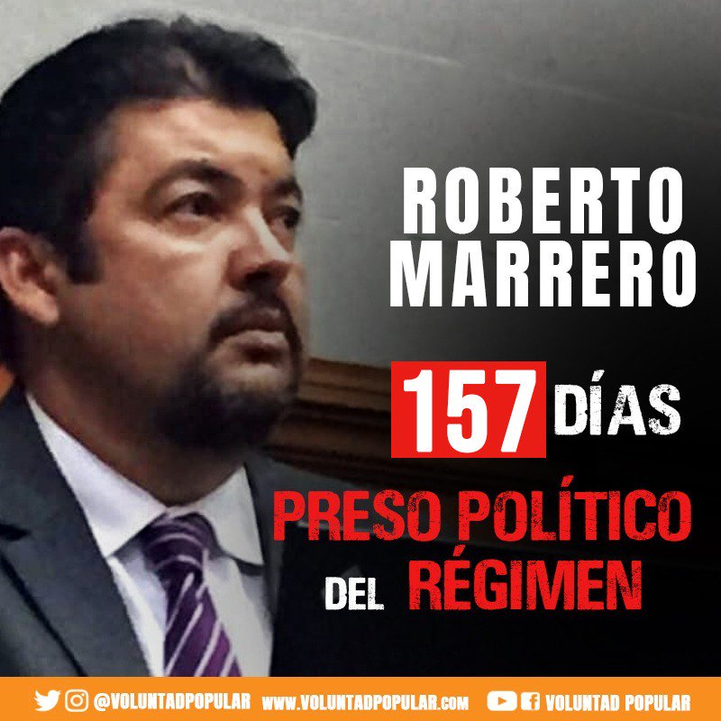 REYMARRERO's tweet photo. #24ago mi hermano @ROBERTOMARRERO cumple 157 dias de su injusto secuestro judicial su único delito es luchar por la liberacion de nuestro país

No descansaremos hasta lograr la libertad de Vzla que es la llave de su celda y la de todos los presos políticos
#LibertadParaMarrero https://t.co/qpR1ydRFF6