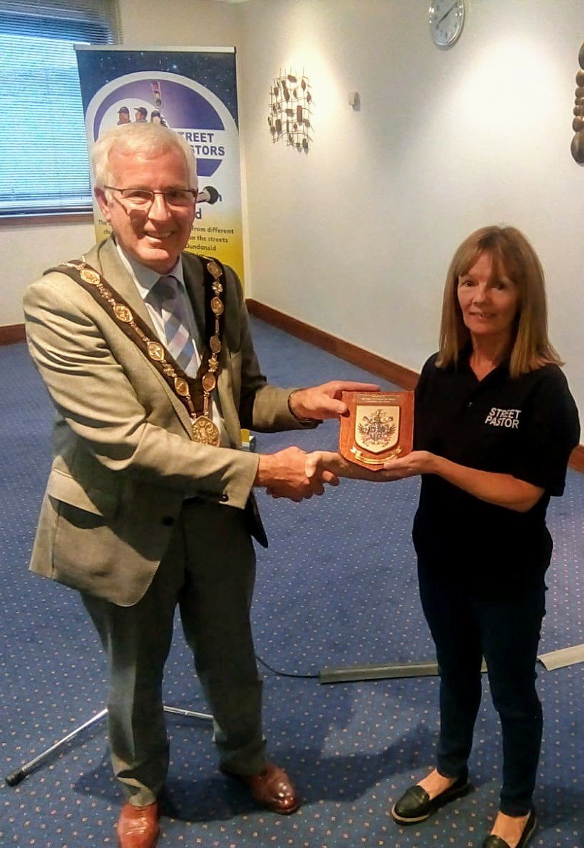 AndLisburn's tweet photo. What an absolutely fantastic Commissioning Service last night for the LCSP. Well done to all who took part and a special thanks to Mayor Alan Givan for his very kind hospitality. https://t.co/yPfFRIuCvu