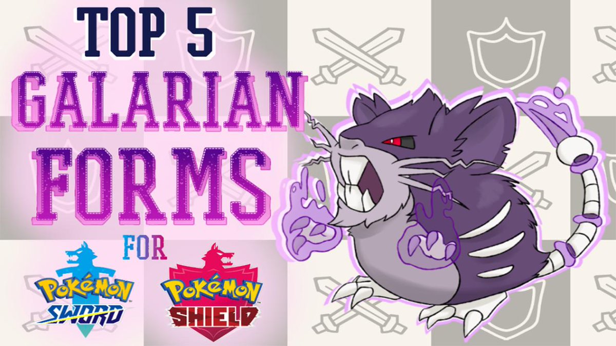 _PrimaMedia_'s tweet photo. New video up! It's one everyone's been talking about so yknow, I bit the bullet and made one myself!
#PokemonSwordandShield #galarforms #galarianforms #regionalforms #galar 
https://t.co/SLgDY48umf https://t.co/HLI5Pe5tv9