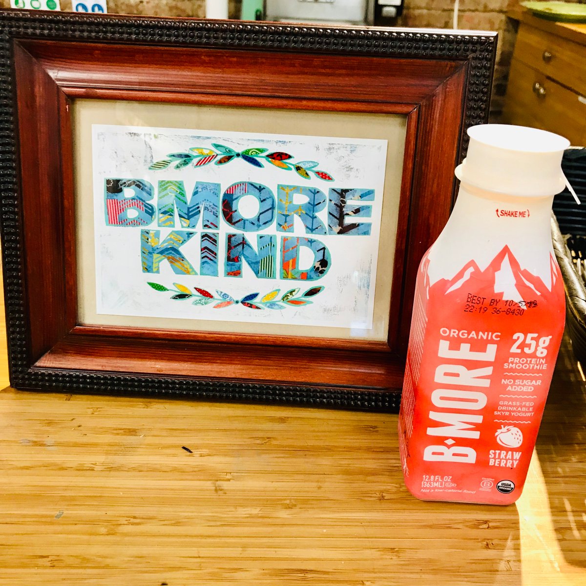 Because we could all B'more. 

#skyr #protein #BmoreKind #BmoreOrganic #momsorganicmarket #organic #noaddedsugar