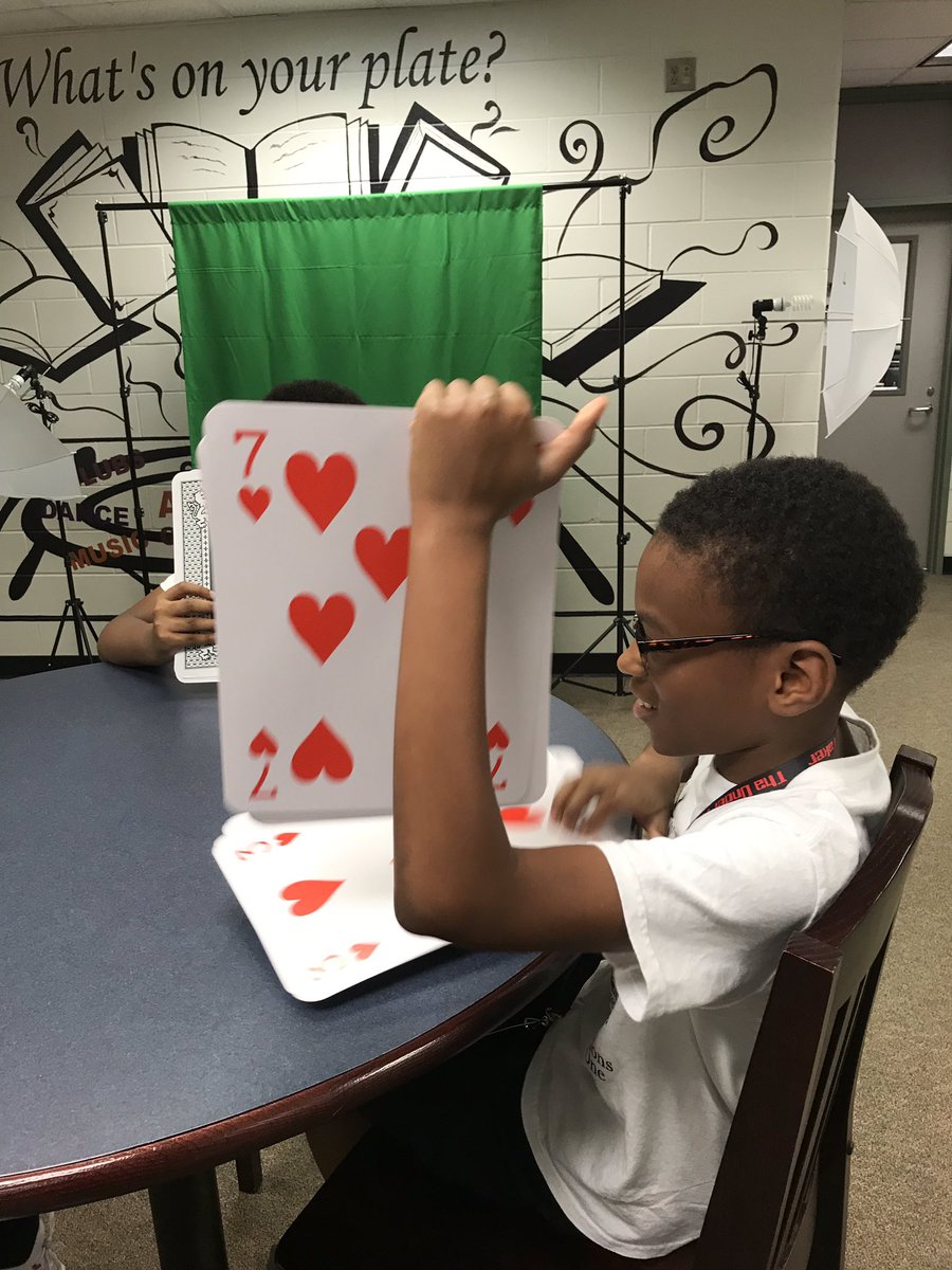 heathgone13's tweet image. It’s a great day @HumbleISD_TMS, when miniature children are playing with a #fulldeck in the #LearningCommons #TMSmadness #TMSrela